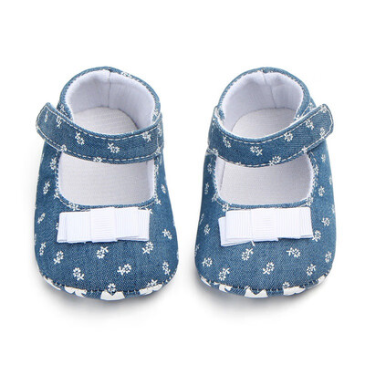 

Baby Girls Shoes Spring Toddler Infant First Walkers for Newborn Autumn Soft Sole Non-Slip Floral Prewalkers