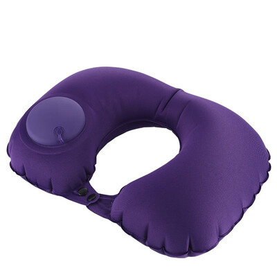 

U-Shape Automatic Inflatable home Travel Pillow Neck Pillow Rest Air Inflatable Pillows Neck Cushion Travel Folding Press Type Pil