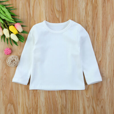 

New Comfort Newborn Infant Kids Baby Long Sleeve Cotton Clothing T-shirt Tops