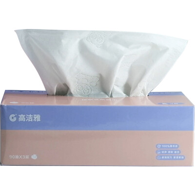 

GAOJIEYA self-driving family wild hard boxed paper car napkin car paper towel car paper 90 pumping bag 3 pack hard box packaging paper towel