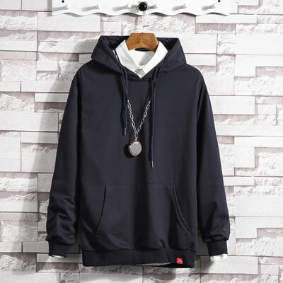 

Gobestart Men Casual Autumn&Winter Solid Color Hoodies Long Sleeve Sweatshirt Outwear Coat