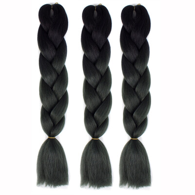 

Gobestart 1PC New Fashion Womens Gradient Long Braid Wavy Party Wigs N