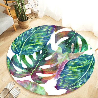 

Gobestart Botany Elements Blanket Round Bathroom carpet 55cm