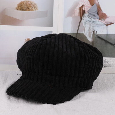 

Hat lady autumn&winter octagonal hat British retro literary navy hat japanese simple outdoor fashion beret tide