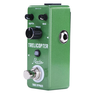 

Rowin LEF-327 Musical Zinc Alloy Trelicopter Effects Guitar Tremolo Pedal