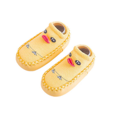 

Fashion Baby Socks With Rubber Soles Infant Socks Newborn Autumn Winter Children Floor Socks Shoes Anti Slip Soft Sole