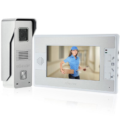 

KKmoon 7Color TFT LCD Video Door Phone Intercom Doorbell Unlock Monitor Rainproof Night Vision IR CCTV Camera Home Security