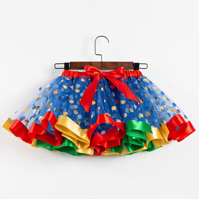 

Girls Kids Tutu Party Dance Ballet Toddler Baby Costume Dot Print Skirts Clothes