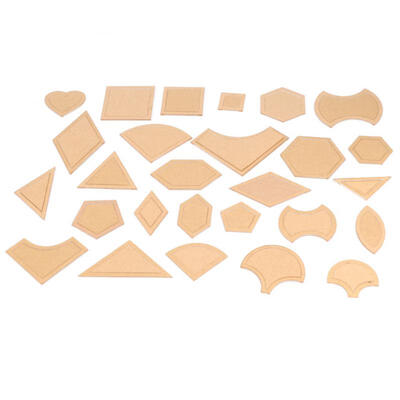 

Greensen 27Pcs Reusable Transparent Acrylic DIY Patch Work Quilter Styling Cloth Tool Supplies