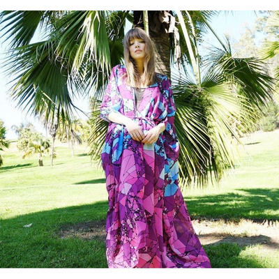 

Women Summer Boho Beach Cover Up Lace Floral Cardigan Kimono Chiffon Coat Blouse