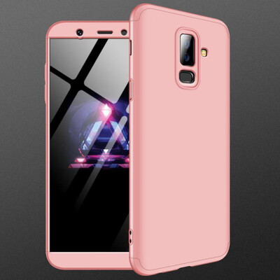 

MOONCASE Samsung A6 Plus 2018 three-section all-inclusive shield - pink