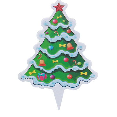 

Gobestart Merry Christmas Decor Flag Birthday Cake Gift Home Children Kids Santa Snowman