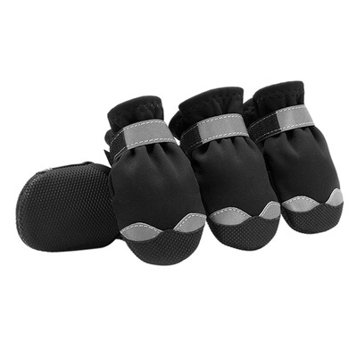 

Pet Dog Shoes Windproof Waterproof Pet Paw Protector Boots With Anti Slip Sole Dog Supplies