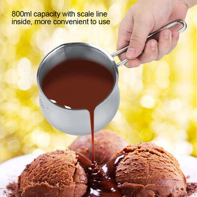 

Greensen Stainless Steel Milk Pot Butter Chocolate Melting Pot Cheese Baking Pot