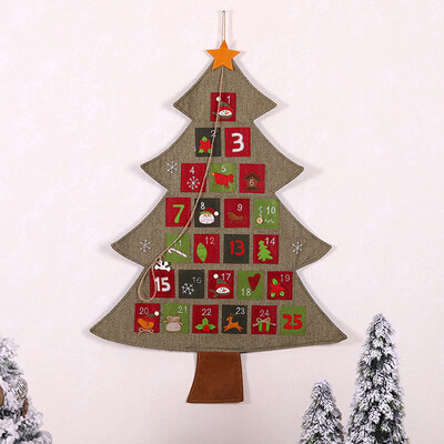 

Calendar Doll Countdown Christmas Seasonal For Home Wall Xmas Decor Holiday Gift