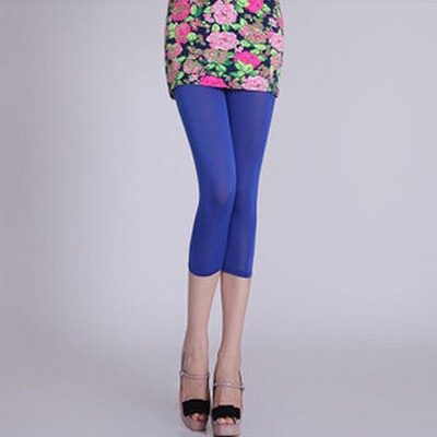 

Women Casual Leggings Stretchy Slim Fit Sports Yoga Solid Color Cropped Pants