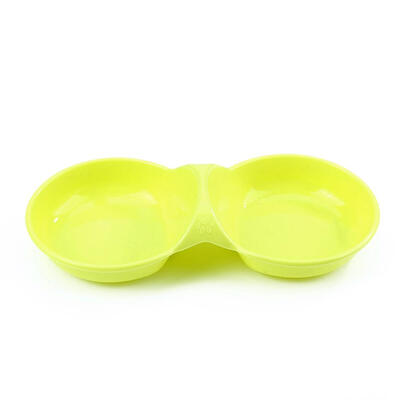 

Dog Cat Double Bowl Puppy Food Water Feeder Pets Drinking Feeding Dishes