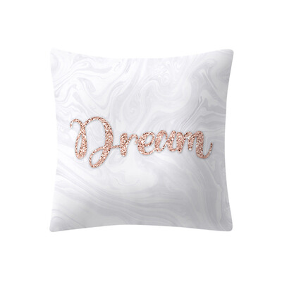 

〖Follure〗Rose Gold Pink Cushion Cover Square Pillowcase Home Decoratio