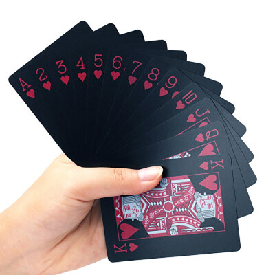 

Creative Plastic PVC Poker Waterproof Magic Playing Cards Table Game Sets 54pcs