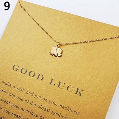 

Women Fashion Love Heart Star Elephant Pendant Choker Charm Jewelry Necklace