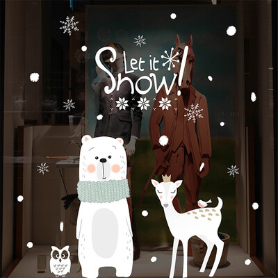 

JPGIF 2019 Merry Christmas Household Room Wall Sticker Mural Decor Decal Removable