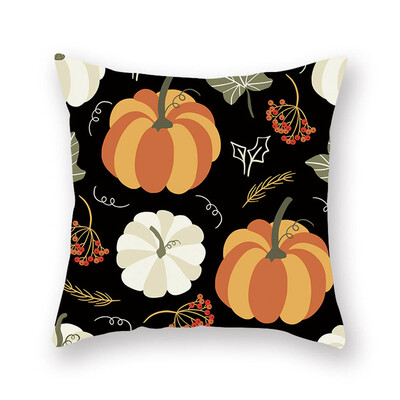 

10 Styles New Halloween Happy Thanksgiving Pillow Cases Fall Sofa Pumpkin Throw Cushion Cover Home Decor
