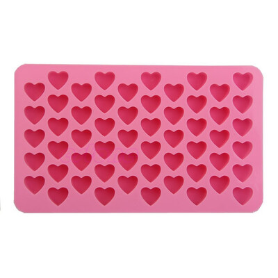 

Silicone 55 Heart Shaped Candy Chocolate Cake Baking Pan Mold