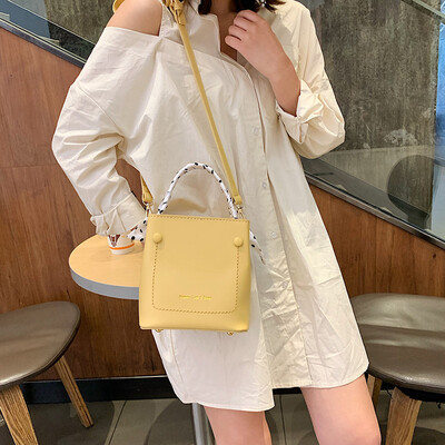 

Tailored Womens New Silk Scarf Bucket Bag Messenger Bag Wild Fashion Shoulder Bag