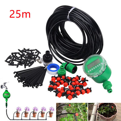 

Micro Drip Irrigation System25m Plant Self Watering Garden Hose Kits DIY Micro Drip Irrigation System Irrigation Kit