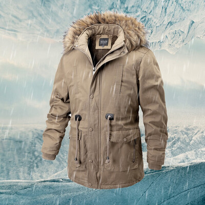 

Toponeto New Style For Men In Autumn And Winter Medium And Long Thicker Cotton Coat