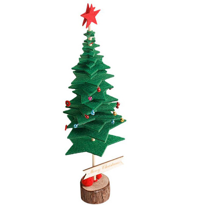 

Tailored Christmas Ornament Desk Home Office Supplies Decoration Gift Nonwoven Tree