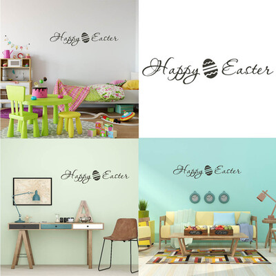 

〖Follure〗2019 HAPPLY EASTER Household Room Wall Sticker Mural Decor Decal Removable