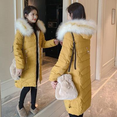 

Toponeto Fashion Women Winter Warm Cotton Hooded Winter Jacket Long-Sleeved Coat