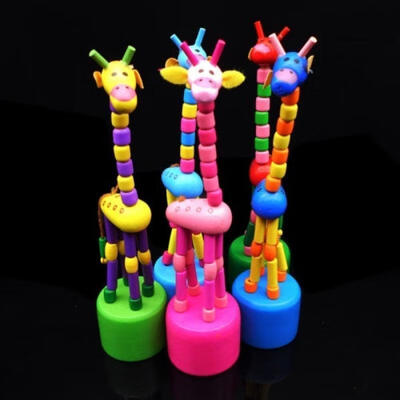 

Wooden Toy Gift Baby Kids Intellectual Development Early Learning Q Animals Toys