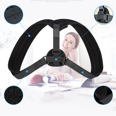 

〖Follure〗 Back Correct Humpback Muscle Spasm Posture Clavicle Corrector Brace Strap Belt