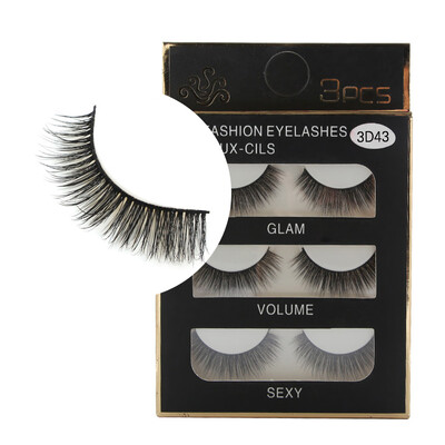 

〖Follure〗1 Box Luxury 3D False Lashes Fluffy Strip Eyelashes Long Natural Party