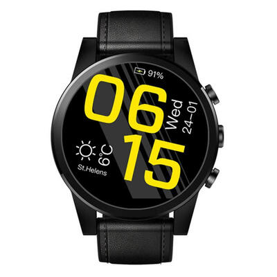 

Zeblaze THOR 4 PRO 4G Smartwatch 16 Crystal Display GPS GLONASS Quad Core 16GB 600mAh Leather Strap Watch For Men