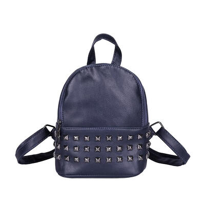 

Fashion Rivet Backpack Women PU Leather Casual Girls Shoulder Schoolbags