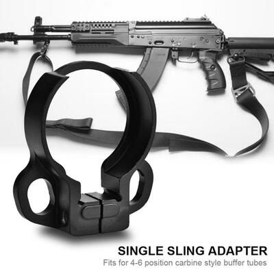 

Greensen Aluminum Alloy Single Point Dual Loop Sling Adapter Right & Left Handed Mount Accessory