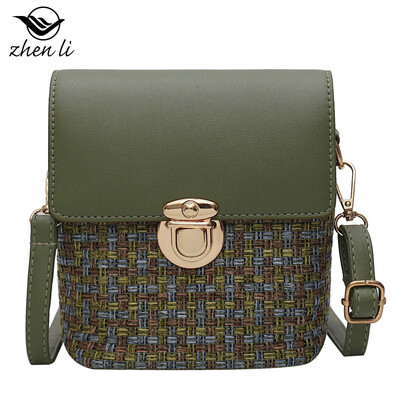Pu new womens shoulder bag pop girls small square bag