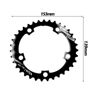 

35T Bicycle Double Oval Chainring BCD 110mm For Mountain Road Racing Bike Useful