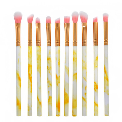 

Gobestart 10 Pcs Makeup Brush Set Professional Face Eye Shadow Eyeliner Foundation Blush