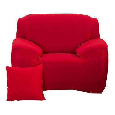 

Fashion Slipcover Stretchable Pure Color Sofa Cushion Cover Purplish Red