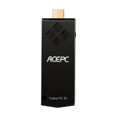 

Romacci ACEPC T5 Pocket Mini PC Stick Support for Windows 10 Intel Z8350 64 Bit 2GB 32GB Bluetooth WiFi Smart Media Player EU Pl