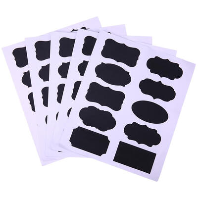 

5set50pcs Blackboard Sticker Craft Kitchen Jar Organizer Chalkboard Labels