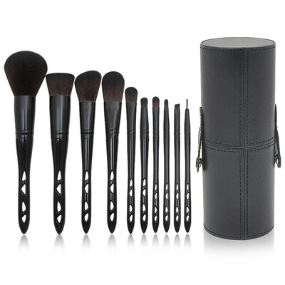 

Toponeto 10Pcs Makeup Brush Set Cosmetic Tool Powder Cheek Eyeshadow Eyeliner Brow