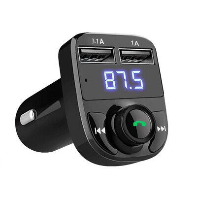 

〖Follure〗Car Kit Handsfree Wireless Bluetooth FM Transmitter LCD MP3 Player USB Charger
