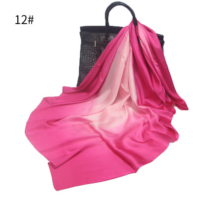 

2018 spring new large flower satin simulation silk ladies versatile square scarf ladies high-grade silk scarf fashion scarf batch