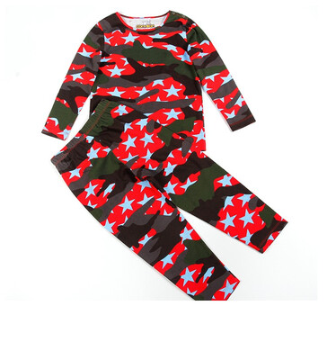 

CONYSON Childrens Long Sleeve Camouflage Home Service Set 4895