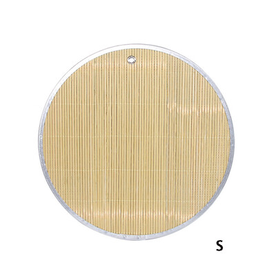

Toponeto Natural Bamboo Sushi Dumplings Curtain Round Curtain Mat Kitchen Supplies